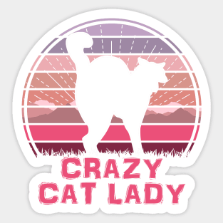 Crazy Cat Lady Sticker